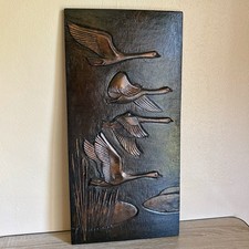 Czech Brutalist Geese Wall