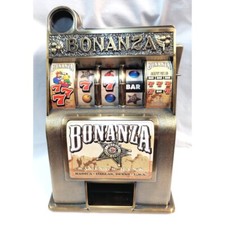 Bonanza Coin Bank rara slot machine giocattolo vintage stile di Radica #1240