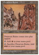 MTG DWARVEN RUINS EXC - ROVINE DEI NANI - 5TH - MAGIC