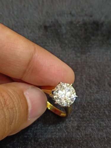 5ct moissanite rotonda - 5ct,