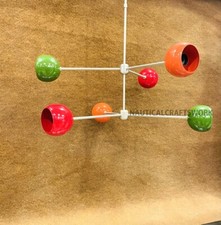 Lampadario in ottone a 6