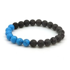 Bracciale elastico in Turchese