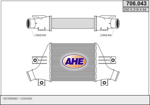 Intercooler mitsubishi asx - intercooler,