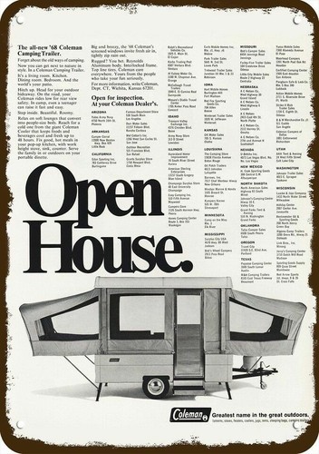 1968 coleman tenda rimorchio - 1968,