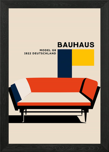 Bauhaus couch poster - couch,