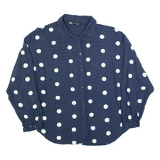Camicia Oversized Blu Con