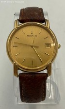 Movado Leather Band Time &