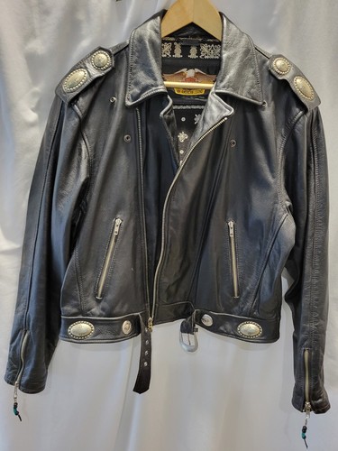 Giacca moto pelle hacienda - giacca,