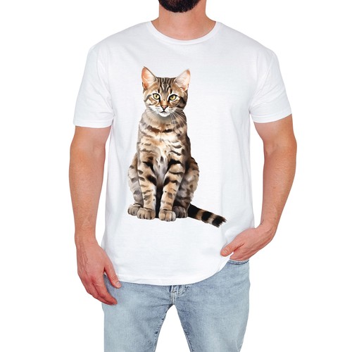 Shirt uomo gatto - t-shirt,