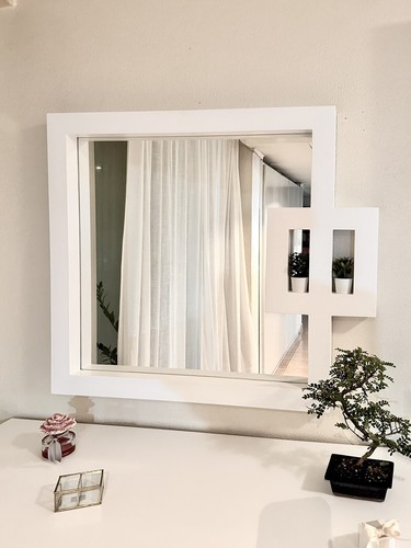 Specchio legno massello - specchio,