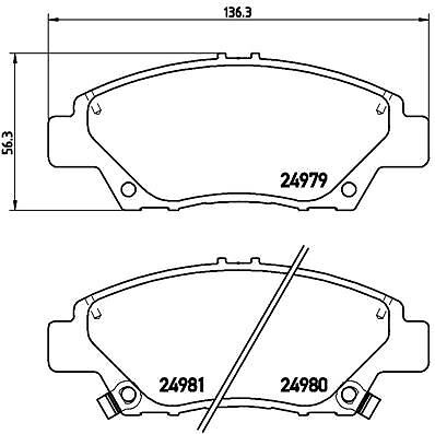 Brembo 050 kit pastiglie - 28,