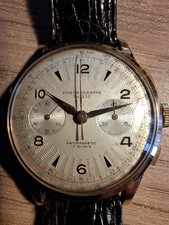 CHRONOGRAPHE SUISSE VINTAGE IN ORO 18KT.