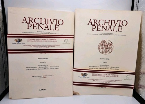 Rivista archivio penale - rivista,