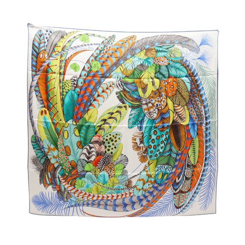 Sciarpa hermes plumes - en, fete