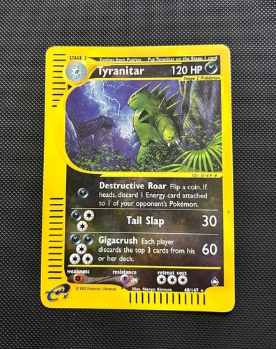 Pokémon tyranitar 40 - tyranitar, 40/147