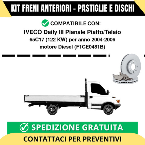 Kit freni anteriori pastiglie - anteriori, (pastiglie