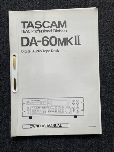 Tascam mkii dat recorder - dat,