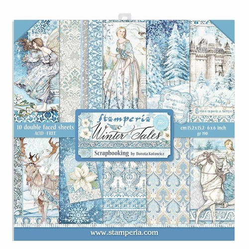 Blocco carte scrap winter - di,