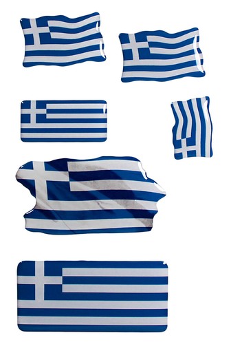 Adesivi bandiere grecia - adesivi,