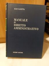 1999 Casetta Manuale di diritto amministrativo Giuffrè