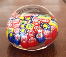 Murano Antica Murrina Veneziana, Fermacarte Mille Fiori 2” Venezia Italia