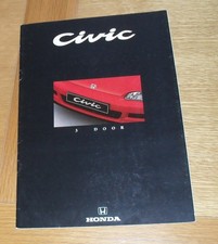 Brochure Honda Civic 1991-1992