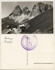 .TRENTINO-ALTO Adige rifugio flora pas50 sella gruppo sassolungo 1930