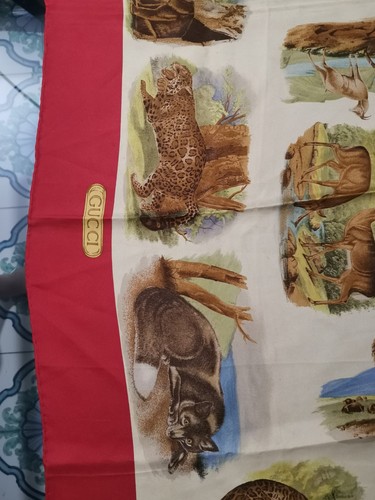 Foulard gucci vintage 100 - foulard, 100%