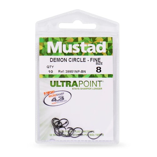 Mustad demon gancio cerchio - mustad,