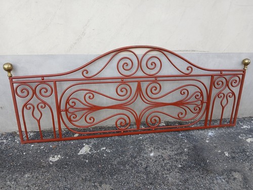 Testata letto ferro riccioli - testata, a
