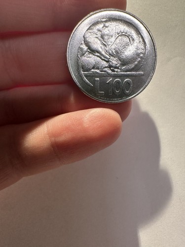 100 lire 1975 - 100, fdc