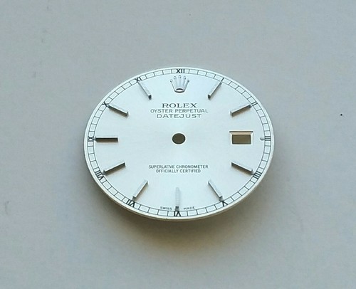 Rolex silver dial luminova - rolex,