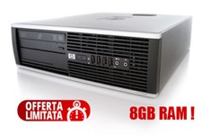 PC HP COMPUTER FISSO 8GB DDR3 RAM WINDOWS 10  DESKTOP RICONDIZIONATO RIGENERATO