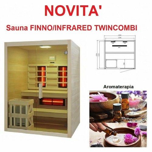 Sauna finno infrared twincombi - sauna,