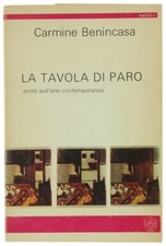 LA TAVOLA DI PARO. Scritti