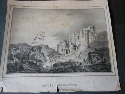 1838 litografia rocca - 1838,