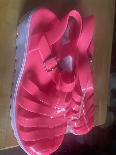Sandali gelatina rosa - gelatina, caldo
