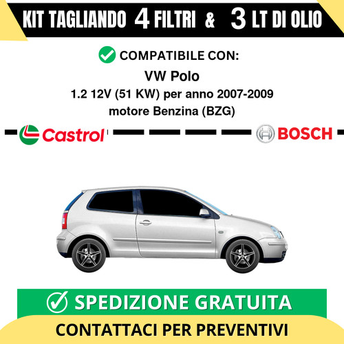 Tagliando filtri bosch 3 - 4,