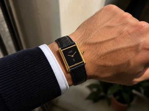 Cartier must tank - tank, vermeil