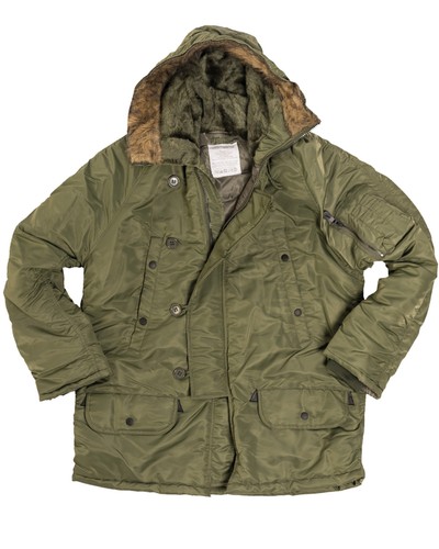 Parka olive n3b stile - parka,