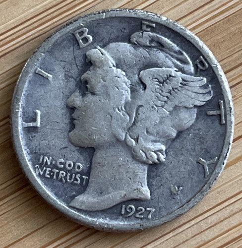 1927 moneta mercurio - us,