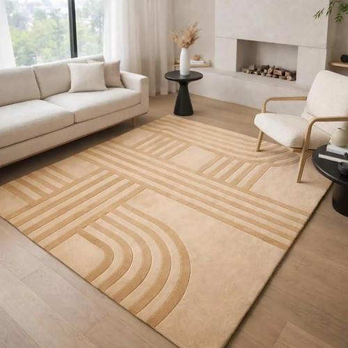 Tappeto moderno beige