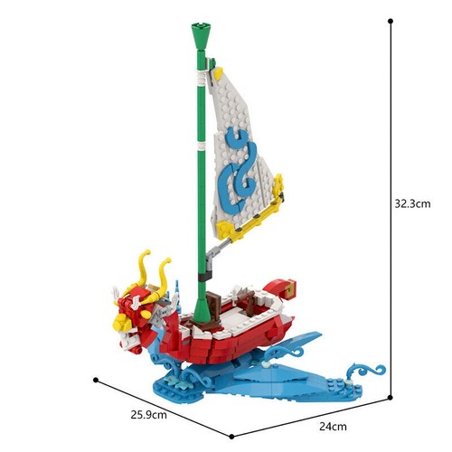 Wind waker blu barca vela - waker,