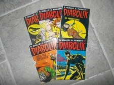 N°5  FUMETTI   DIABOLIK  232/323/343/347/389 1988/1994 CONDIZIONI MOLTO BUONE