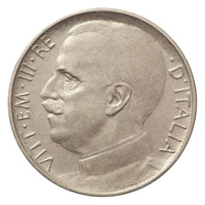 Centesimi 1925 rigato - centesimi,
