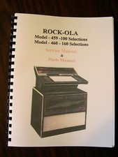 Rock-ola 459/460 Jukebox Manuale di servizio e ricambi