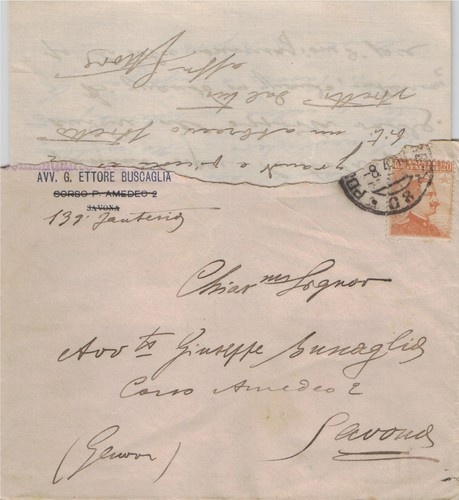 1918 lettera dal fronte - dal,