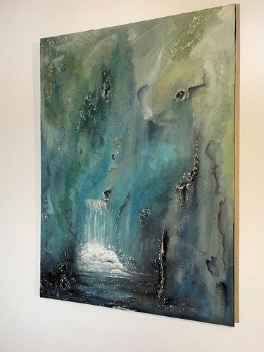Quadro dipinto olio astratto - dipinto,