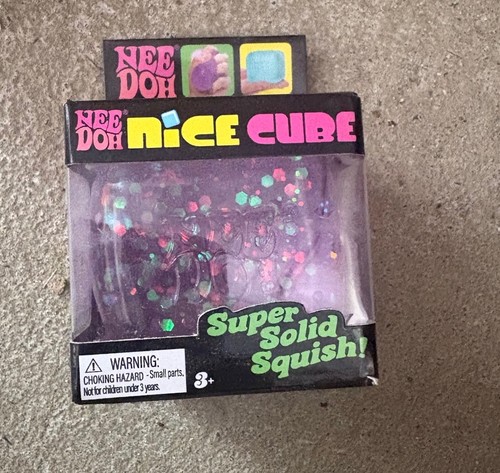 Sparkle cube gel squishy - sparkle,