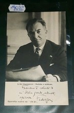 Cartolina Parlanti: Luigi Federzoni Foto Con Autografo F/P Condiz. Come da Foto